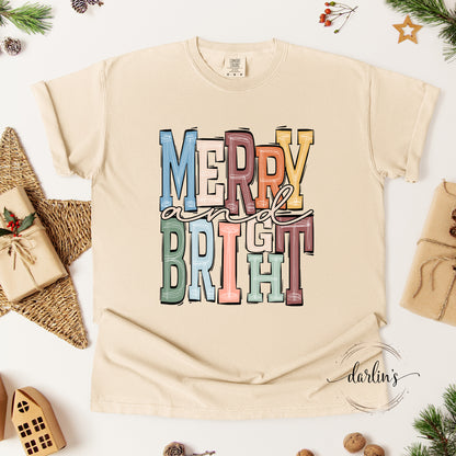 Merry And Bright Boho Shirt