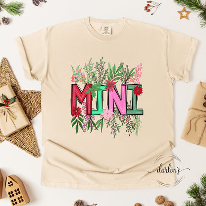 Mini Christmas Floral Shirt