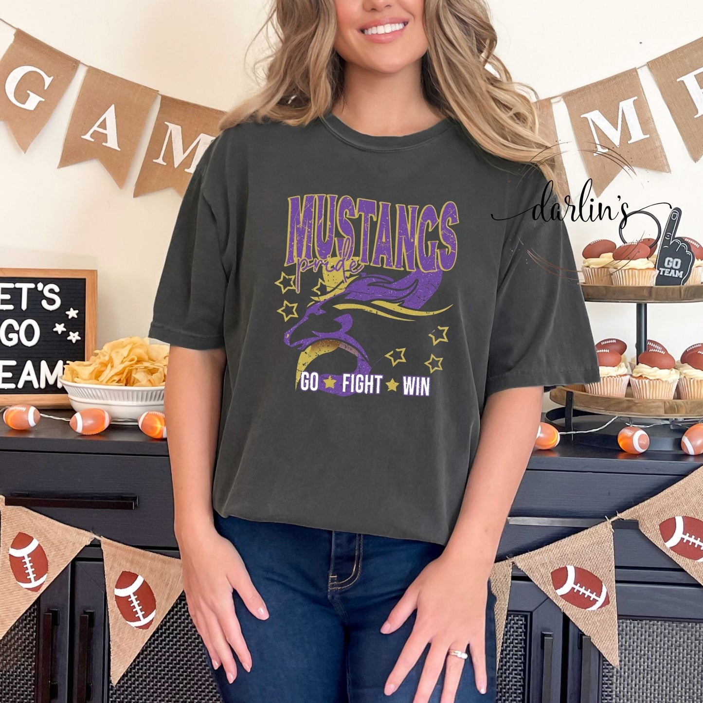 Mustangs Pride - Go Fight Win Shirt