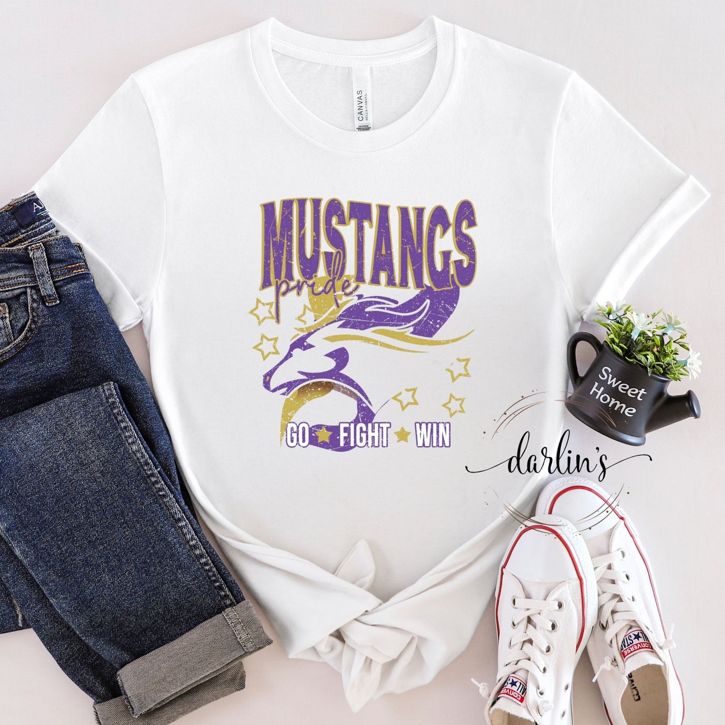 Mustangs Pride - Go Fight Win Shirt