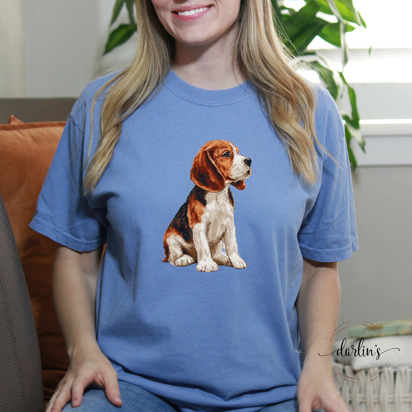 Needlepoint Pets Beagle 2 Shirt