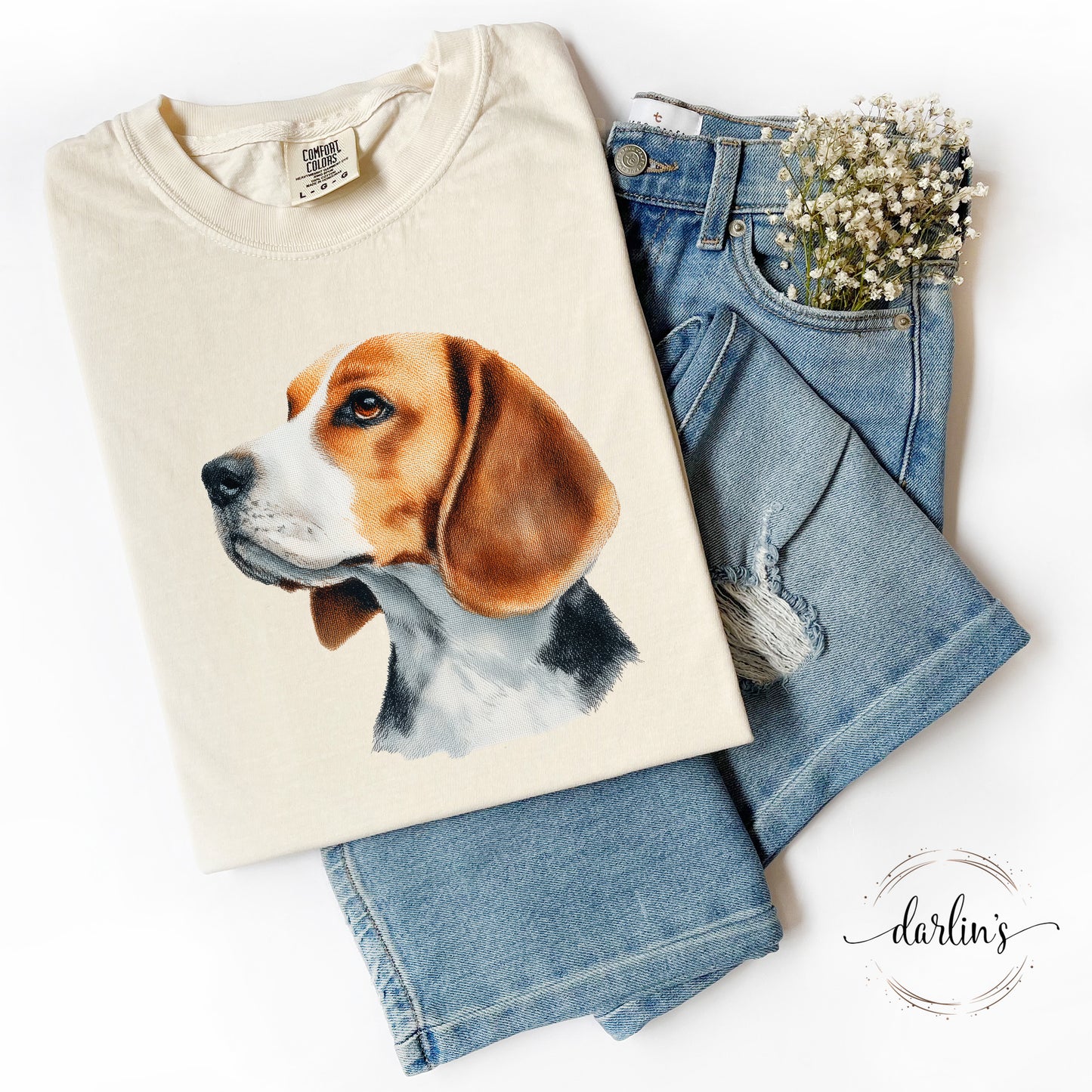 Needlepoint Pets Beagle Shirt