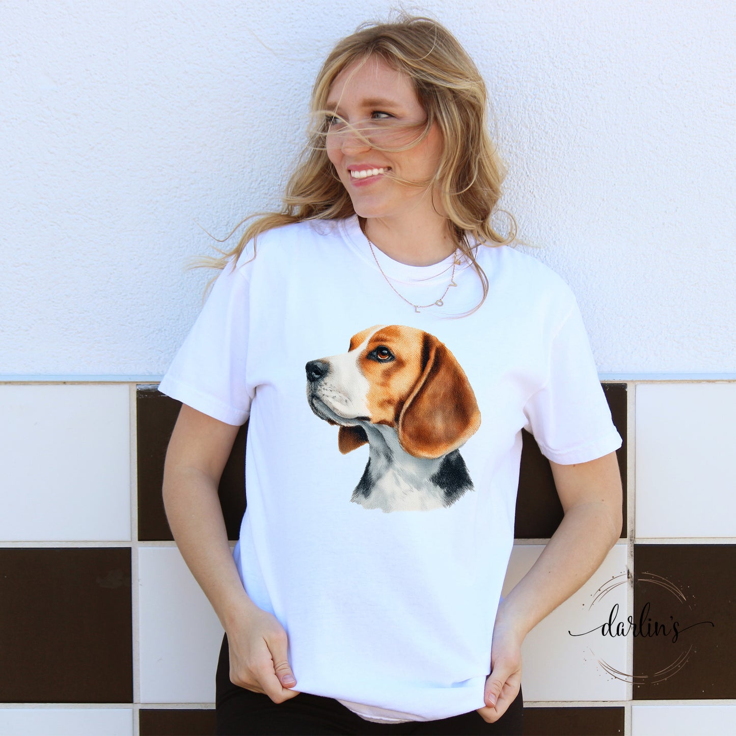 Needlepoint Pets Beagle Shirt