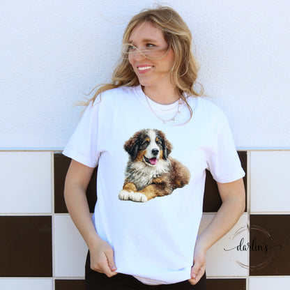 Needlepoint Pets Bernese Mountain Dog 2 Shirt