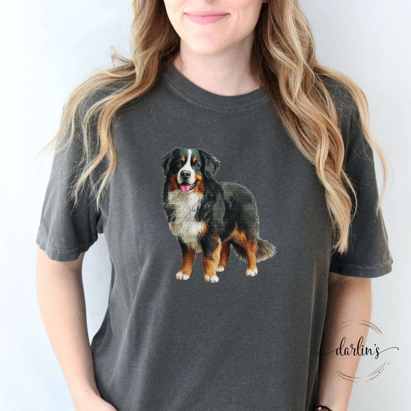 Needlepoint Pets Bernese Mountain Dog Shirt