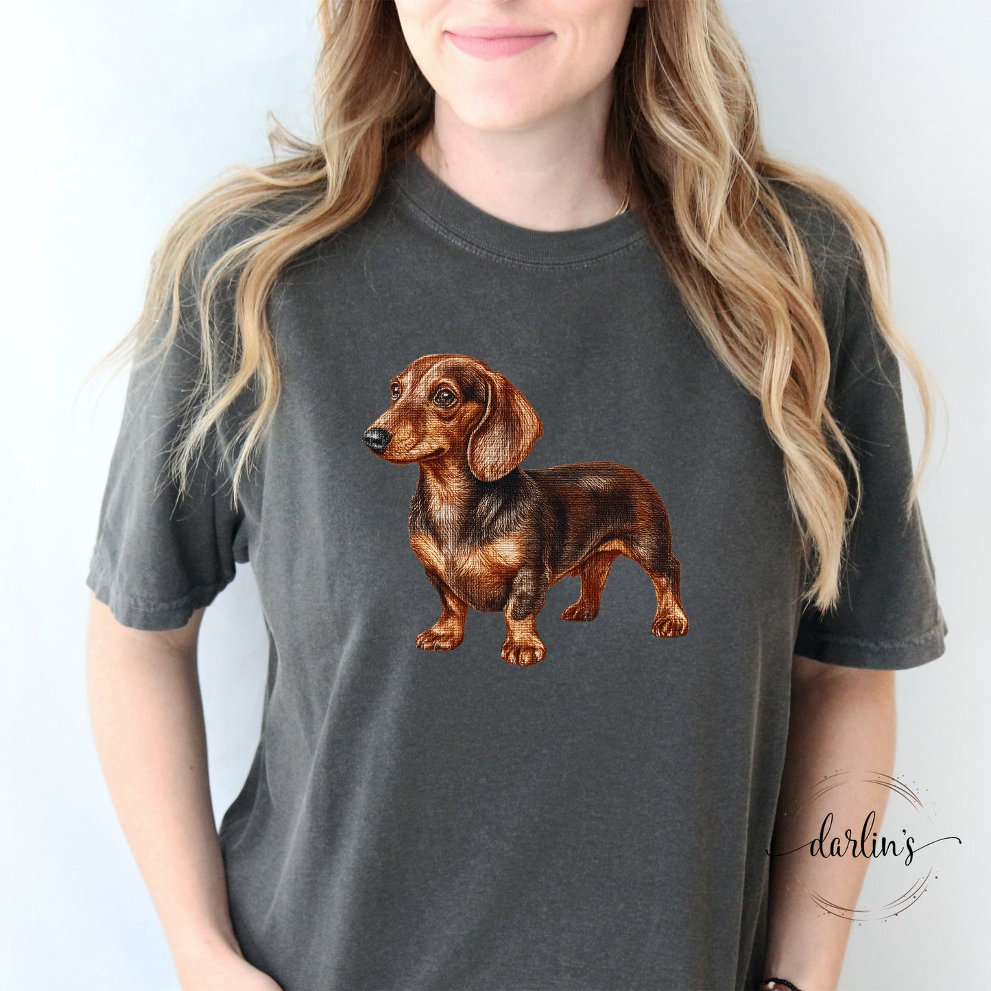 Needlepoint Pets Dachshund Shirt
