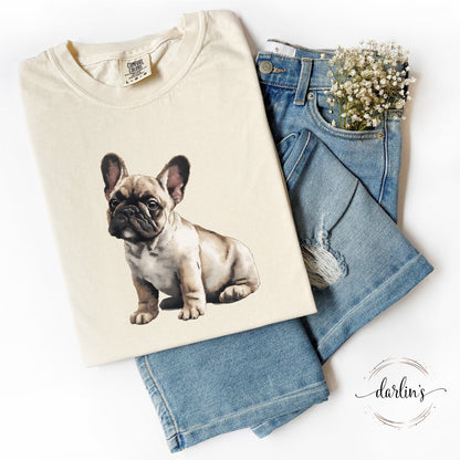 Needlepoint Pets French Bulldog Shirt