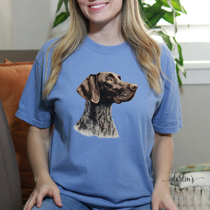 Needlepoint Pets German Shorthair Pointer Shirt