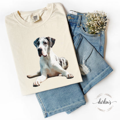 Needlepoint Pets Great Dane 2 Shirt