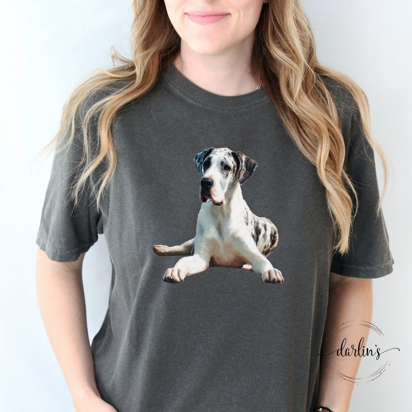 Needlepoint Pets Great Dane 2 Shirt
