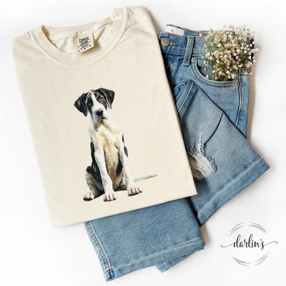 Needlepoint Pets Great Dane Shirt