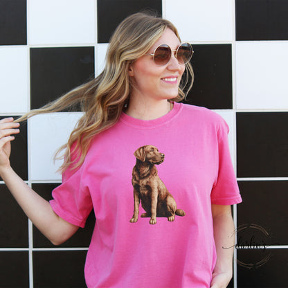 Needlepoint Pets Labrador Retriever 2 Shirt