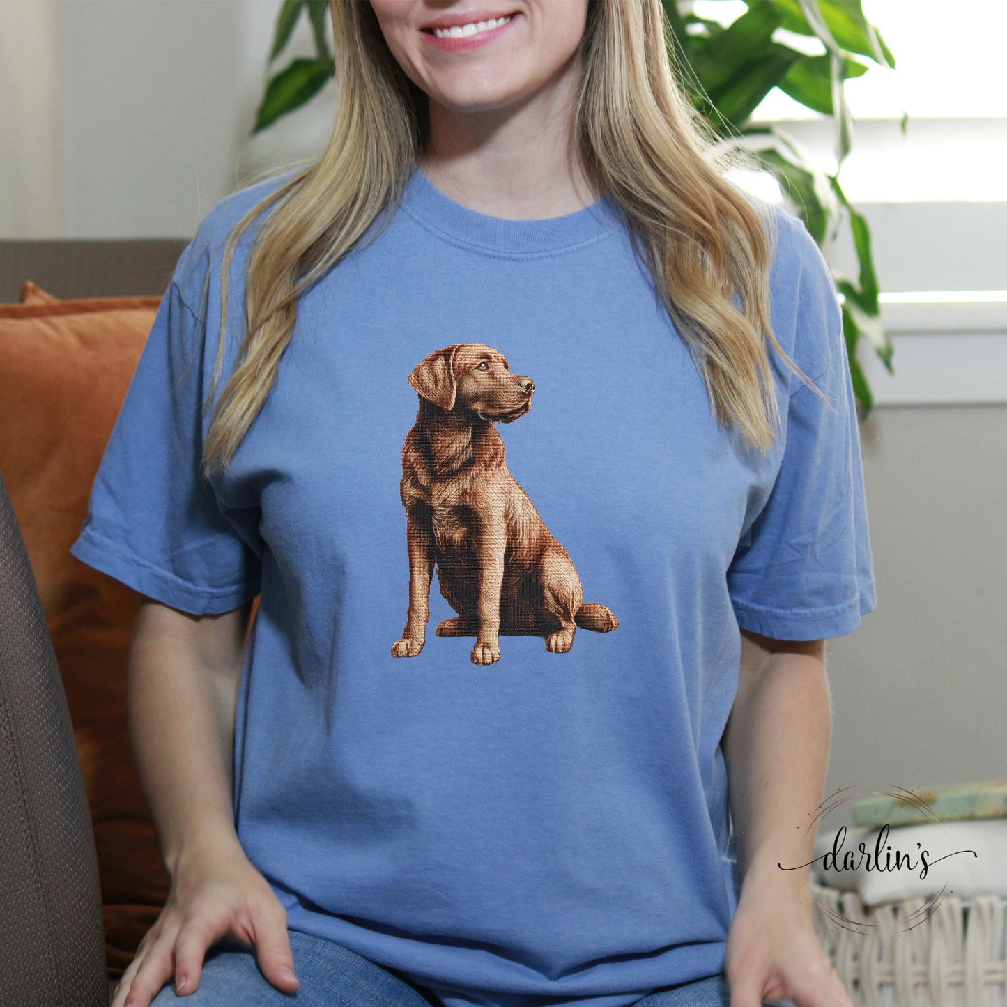 Needlepoint Pets Labrador Retriever 2 Shirt