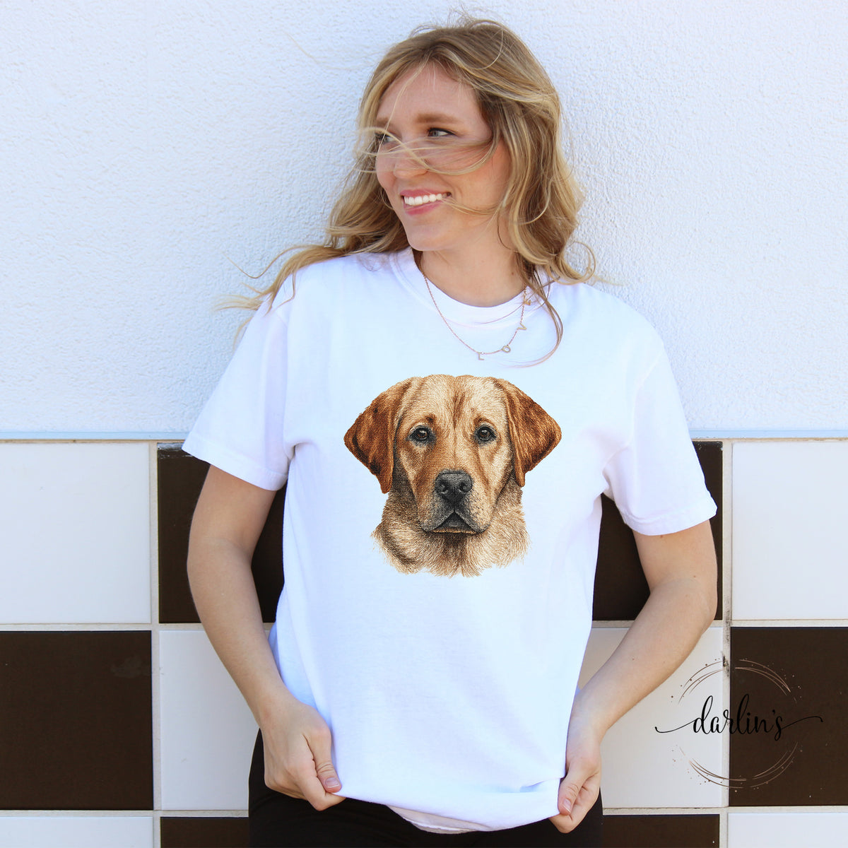 Needlepoint Pets Labrador Retriever Shirt