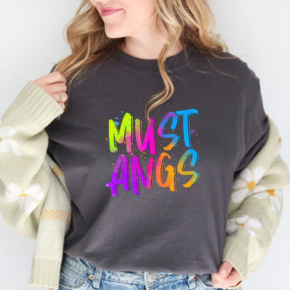 Mustangs - Neon Mascots Shirt