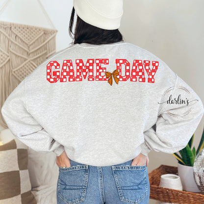 Game Day Basketball Shirt - 16 Color Options (Oversized Back Design Only)