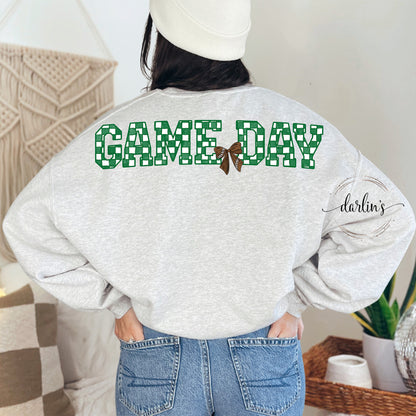 Game Day Football Shirt 16 Color Options (Back with Pocket Design)