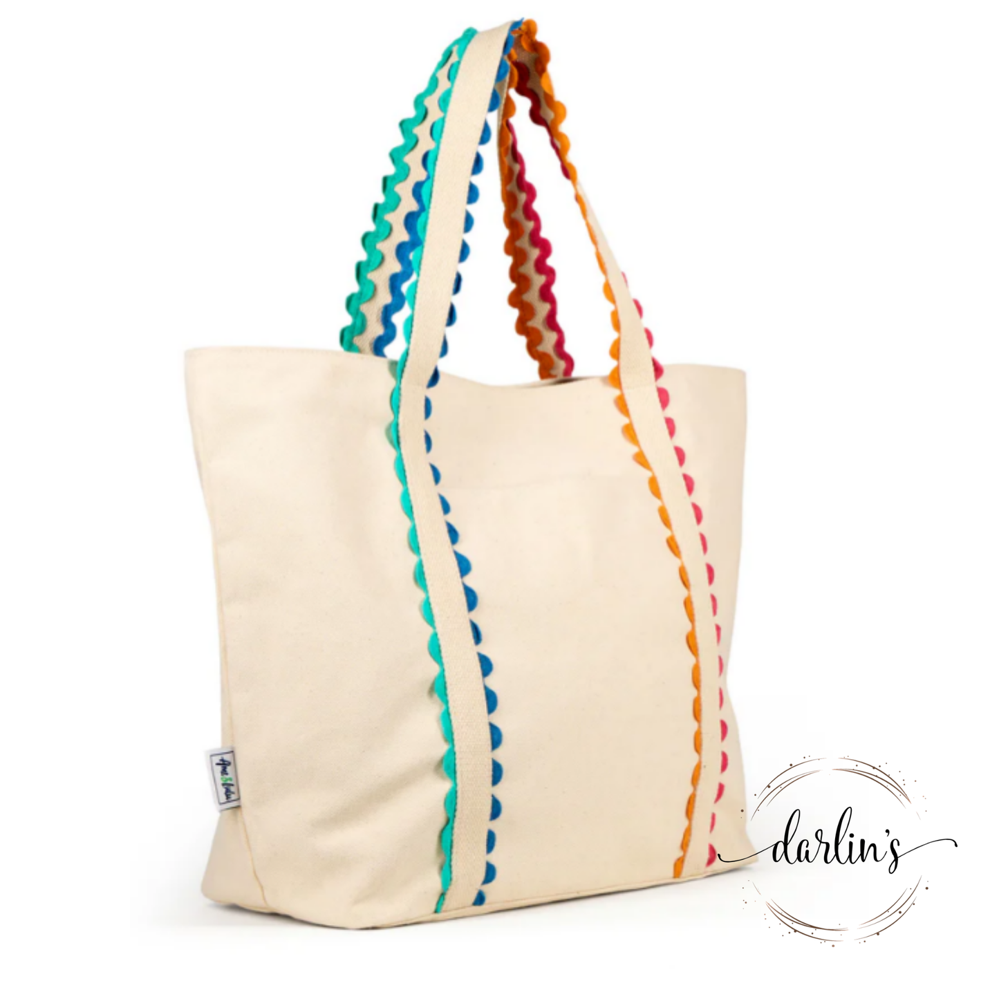 Nantucket Beach Tote Bag - Embroidery Monogrammed