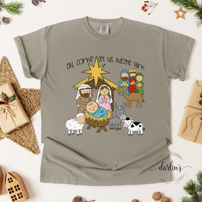 Oh Come Let Us Adore Him Shirt