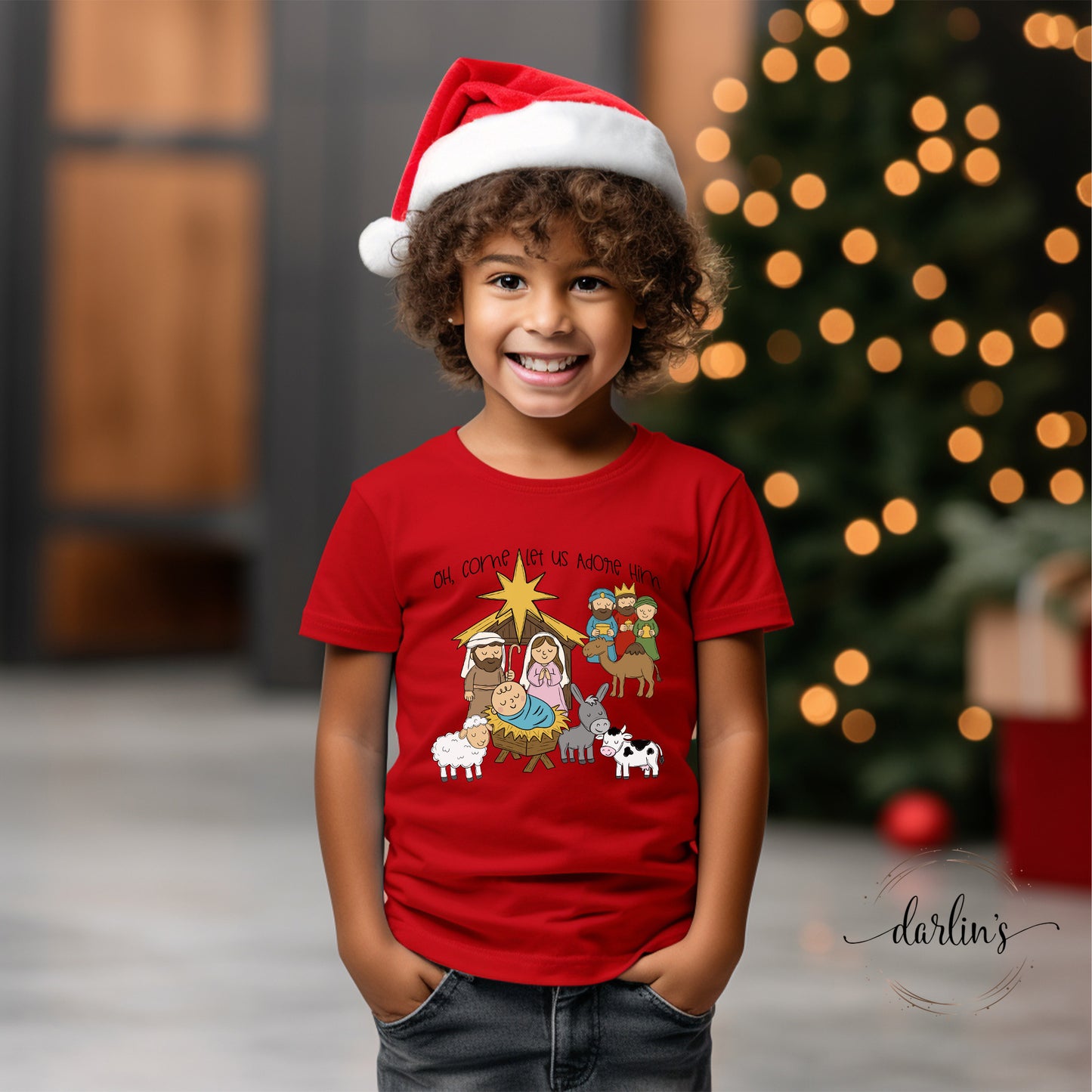 Oh Come Let Us Adore Him Shirt