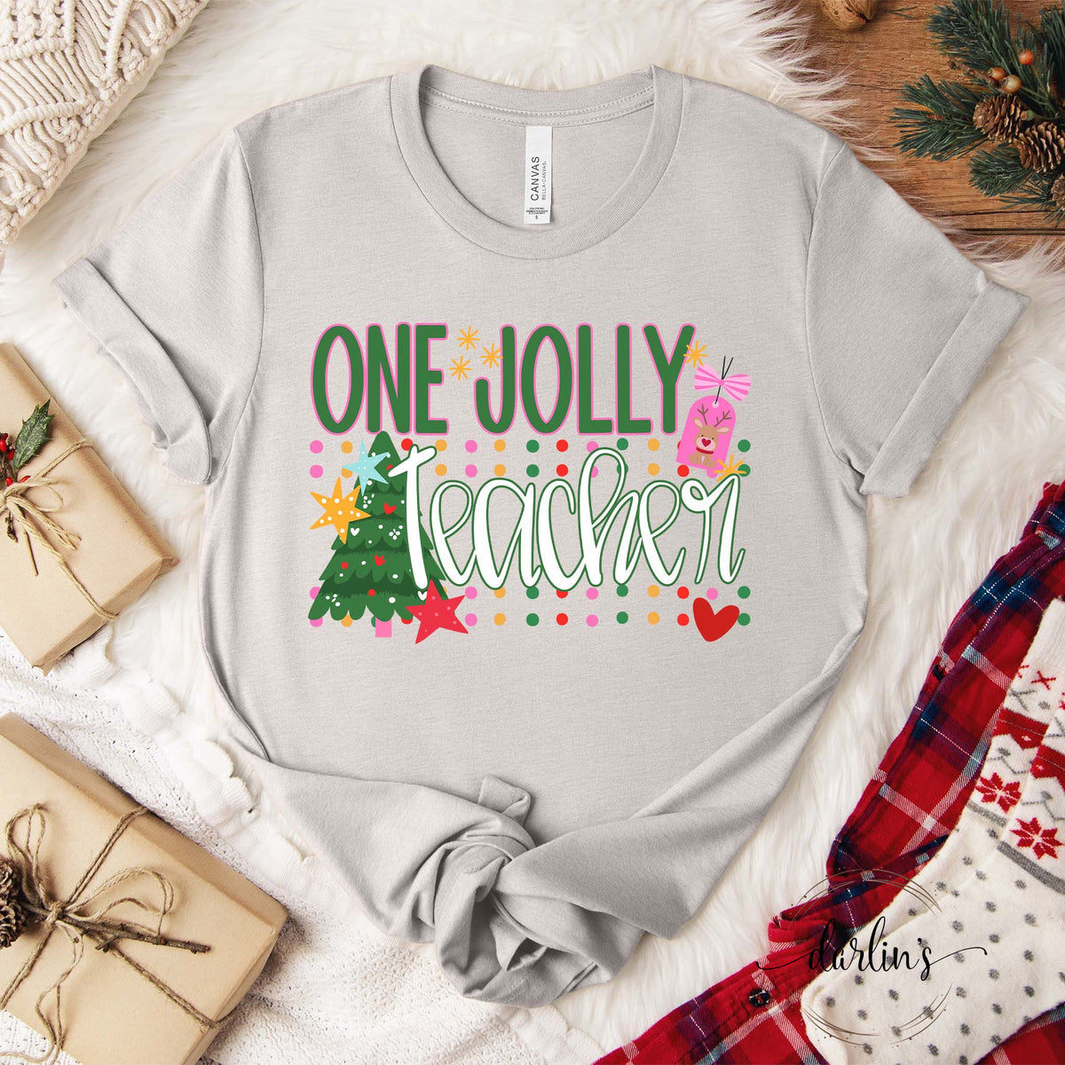 One Jolly Teacher Shirt