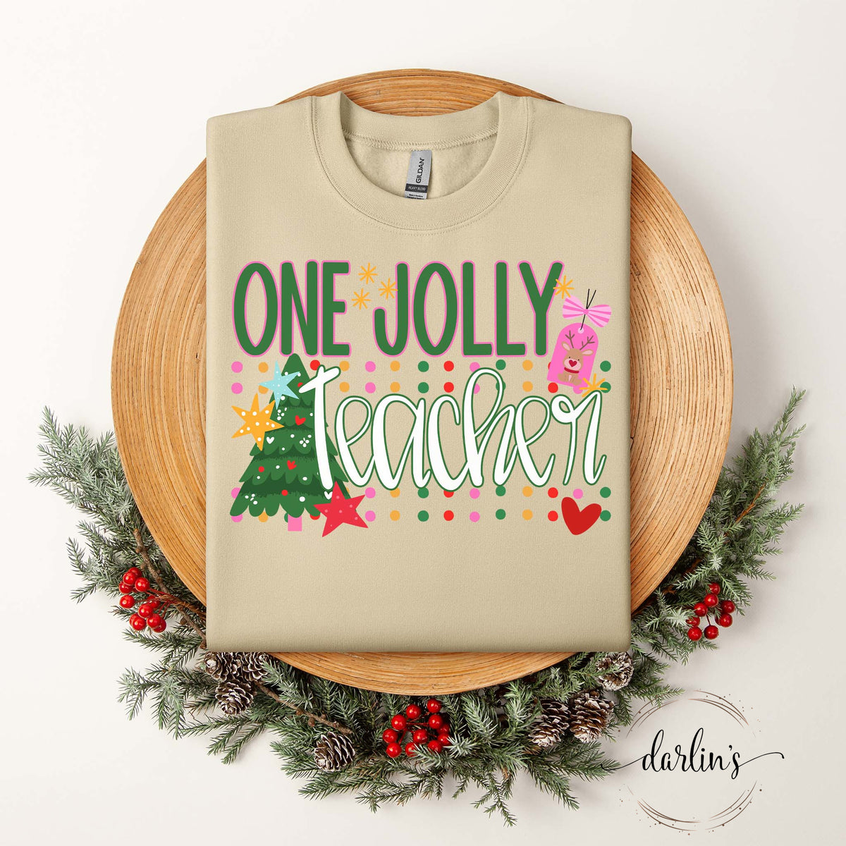 One Jolly Teacher Shirt