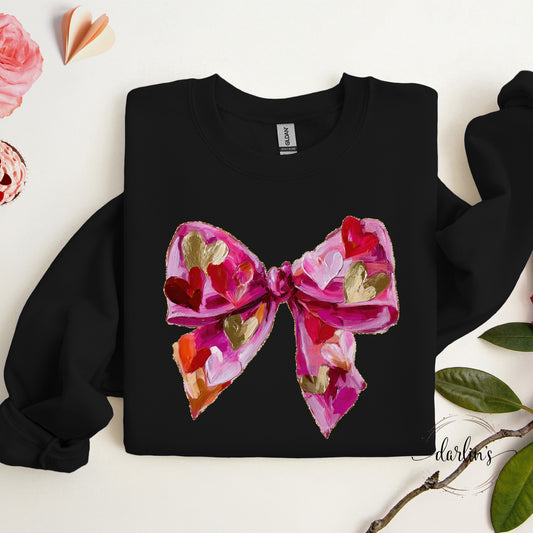 Painted Valentine Bow Shirt