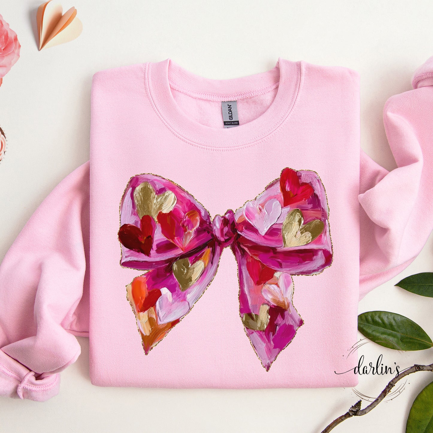 Painted Valentine Bow Shirt
