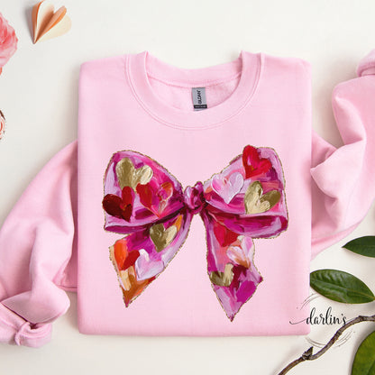 Painted Valentine Bow Shirt