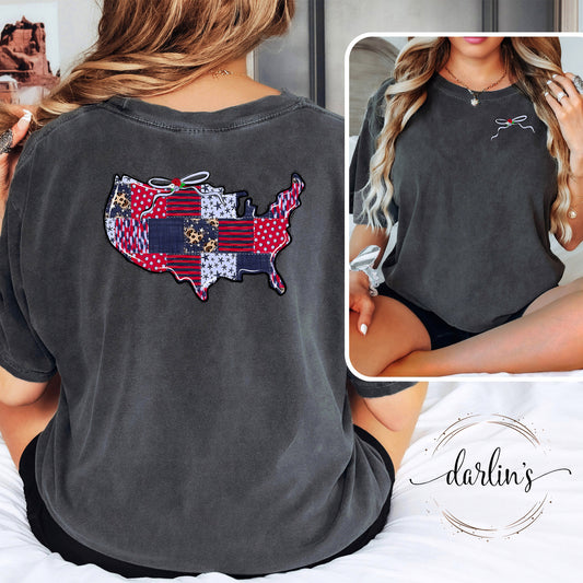 Patchwork USA  - Back With Pocket