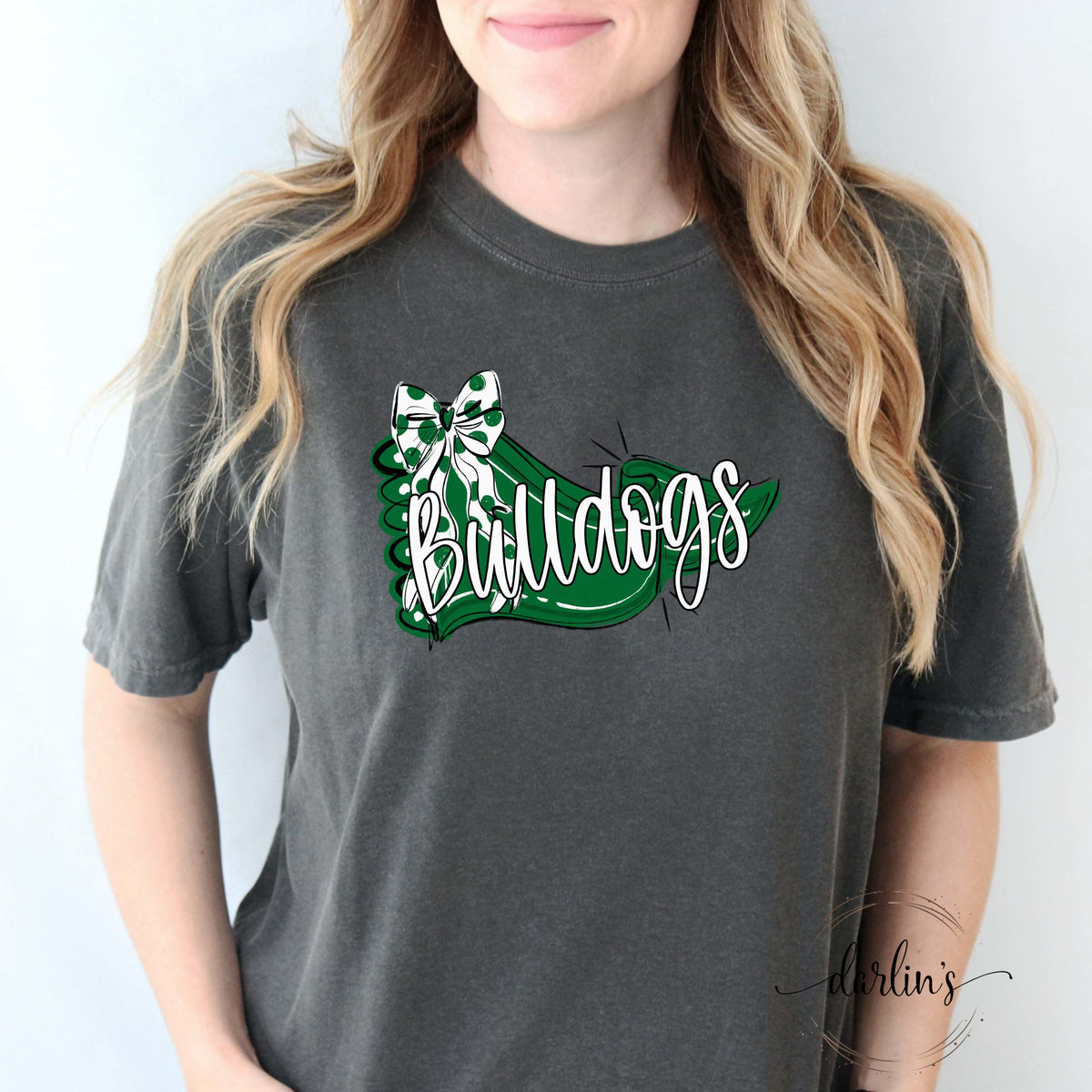 Pennant And Bow Bulldogs Shirt
