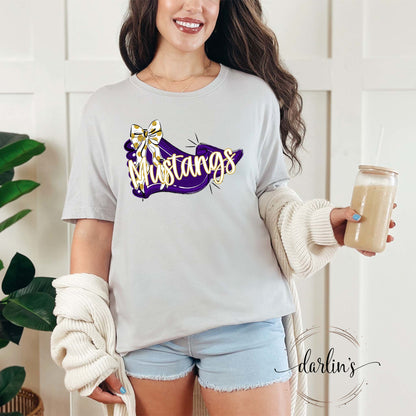 Pennant And Bow Mustangs Shirt