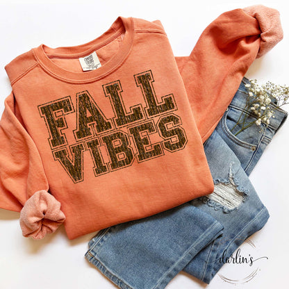PEP RALLY FALL VIBES BROWN Shirt