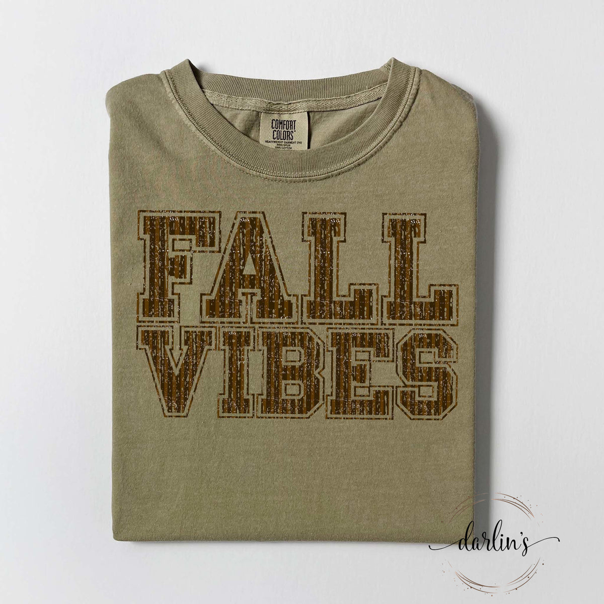 PEP RALLY FALL VIBES BROWN Shirt