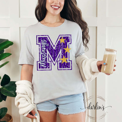 Pep Rally M Mustangs Shirt