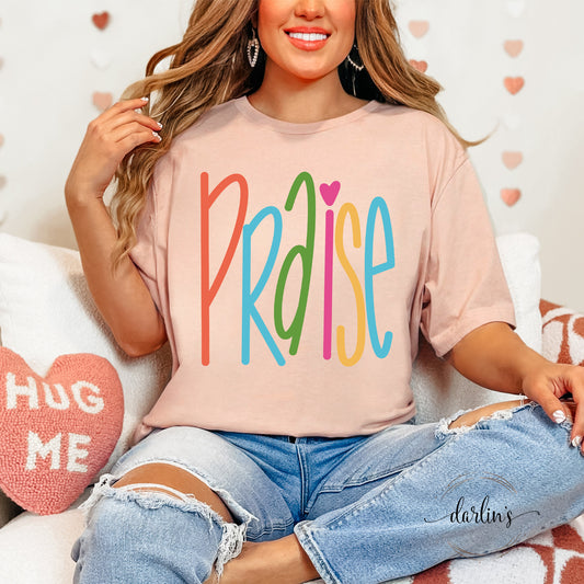 Praise Lettering Shirt
