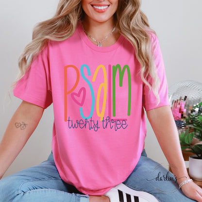 Psalm 23 Lettering Shirt