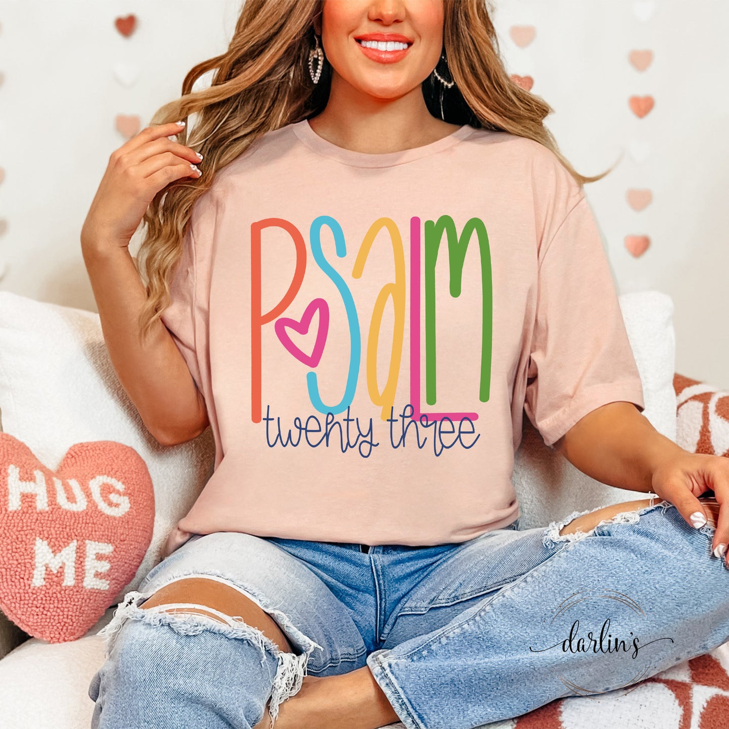 Psalm 23 Lettering Shirt
