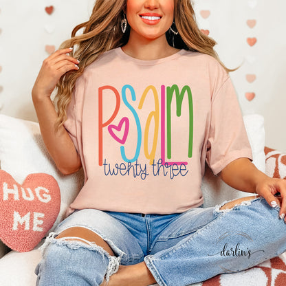 Psalm 23 Lettering Shirt