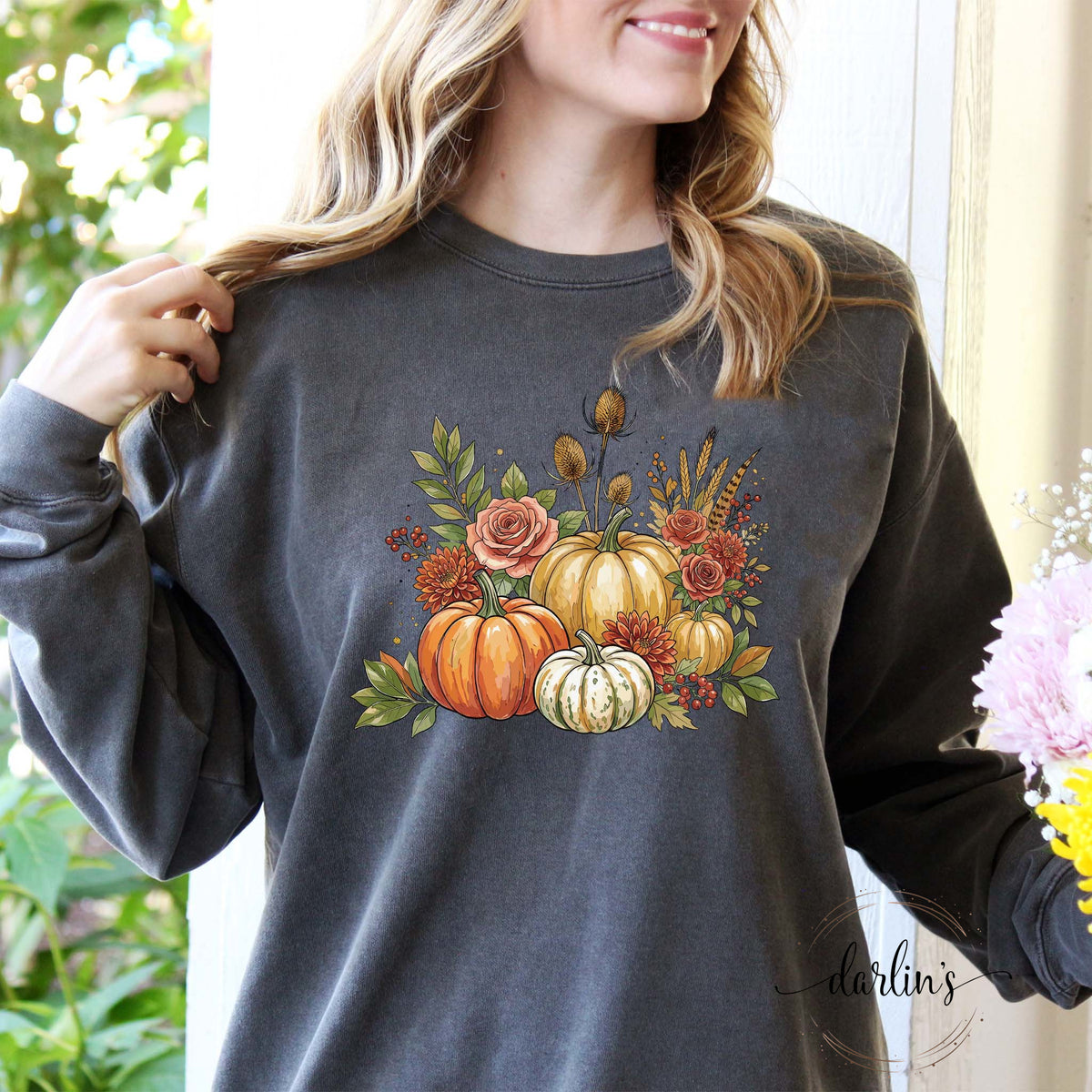 Pumpkin Vignette Shirt