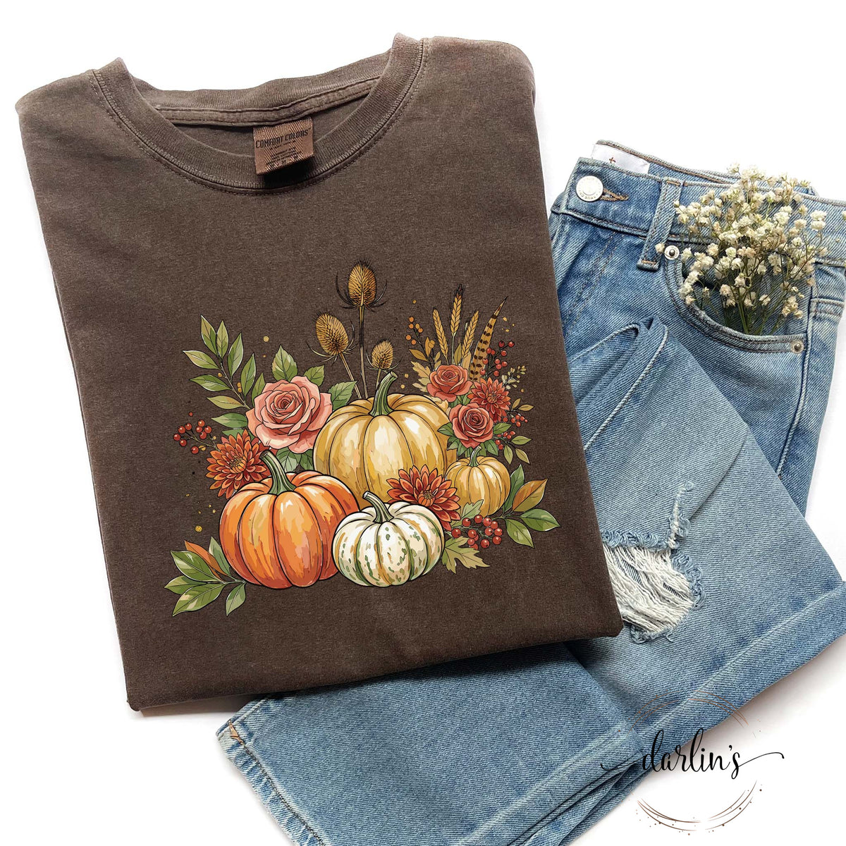 Pumpkin Vignette Shirt