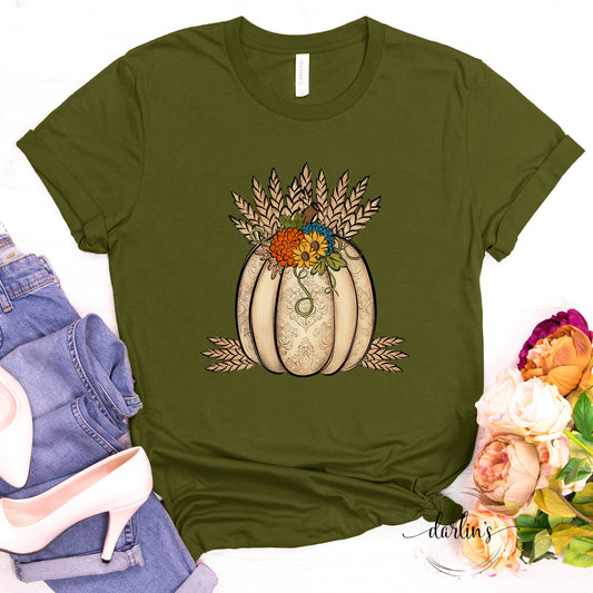 Pumpkin With Wheat Shirt