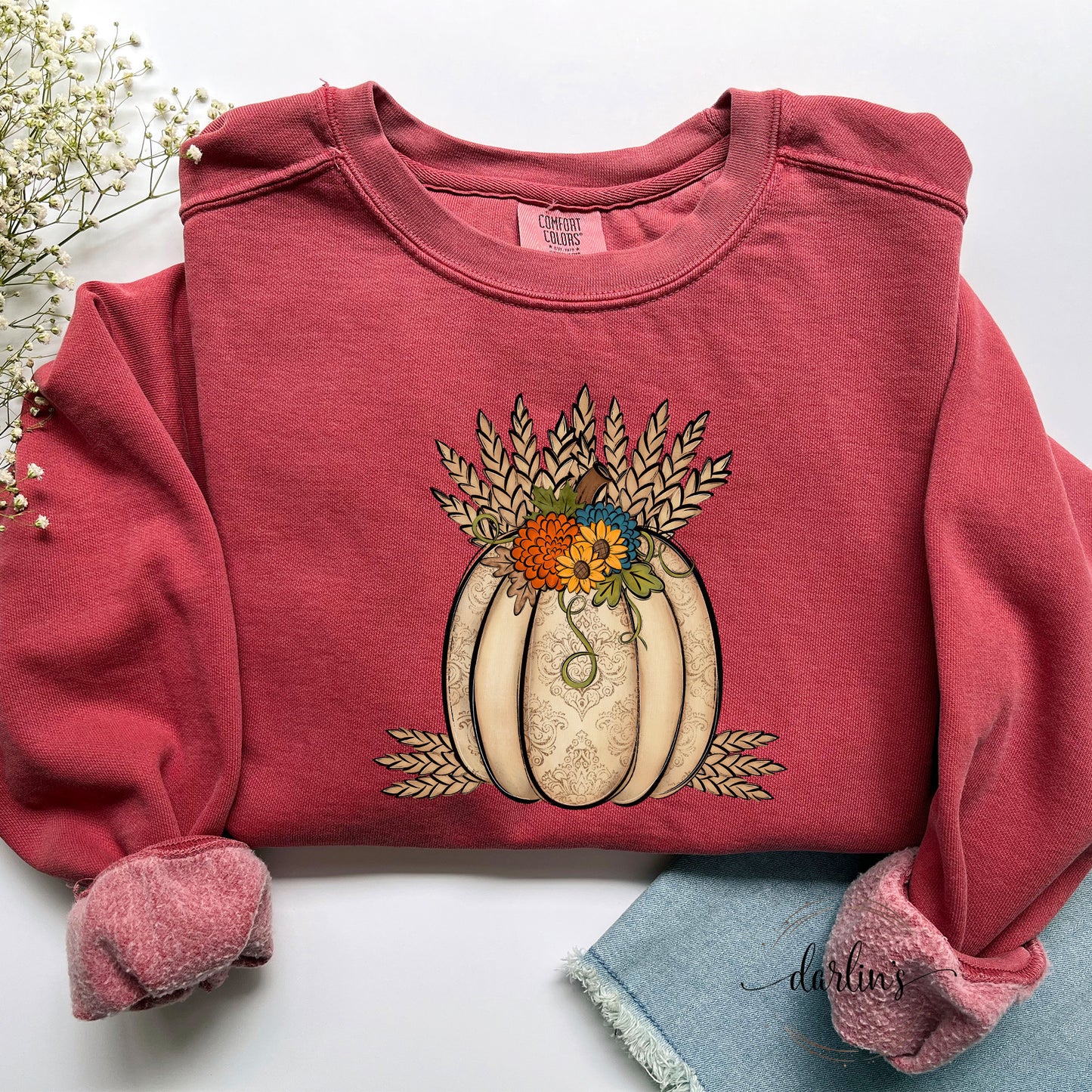 Pumpkin With Wheat Shirt