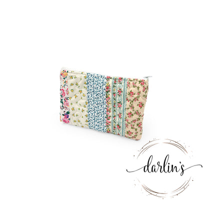 Makeup Bag - Small - Paige Patchwork - Monogrammed