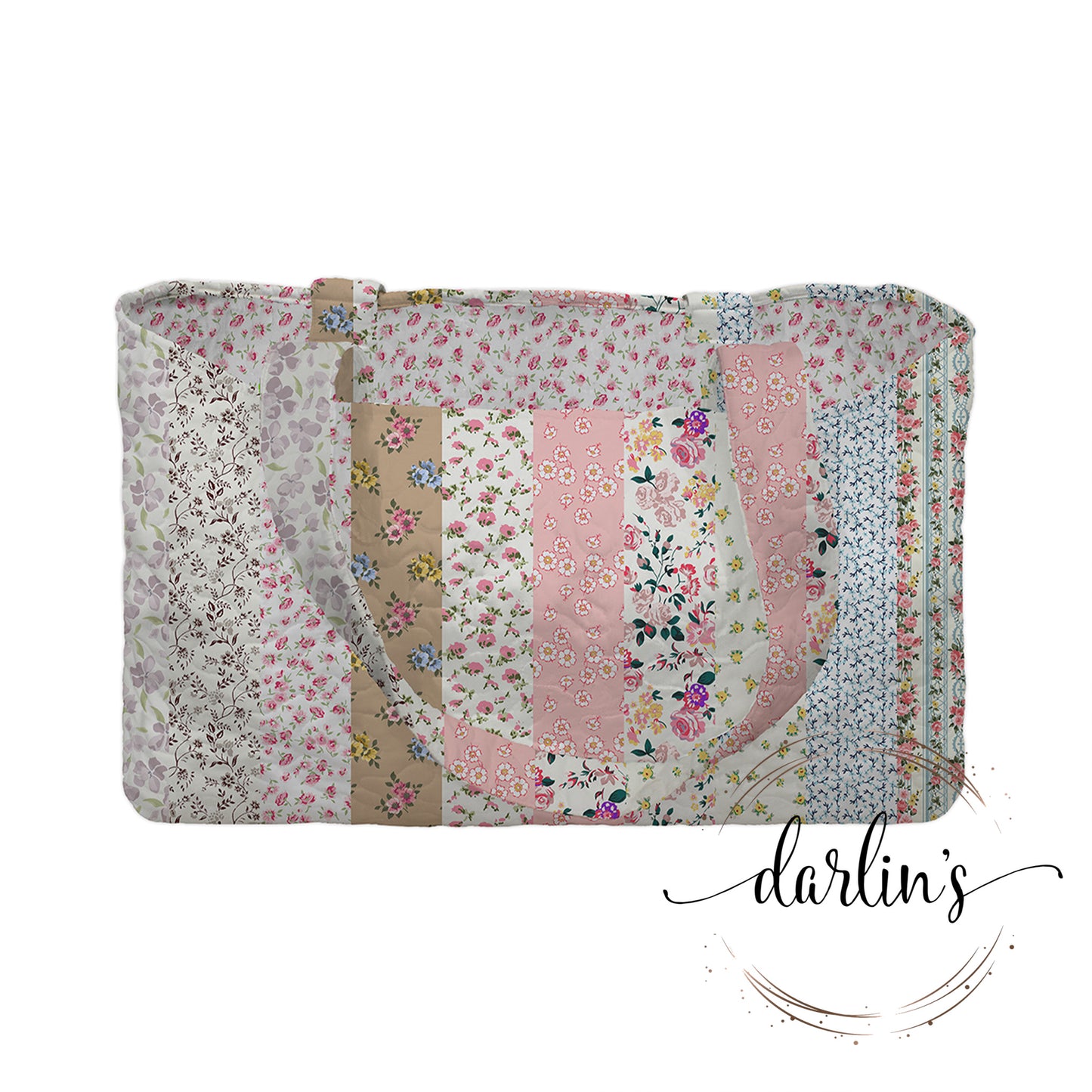 Tote Bag - Paige Patchwork - Monogrammed