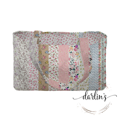 Tote Bag - Paige Patchwork - Monogrammed