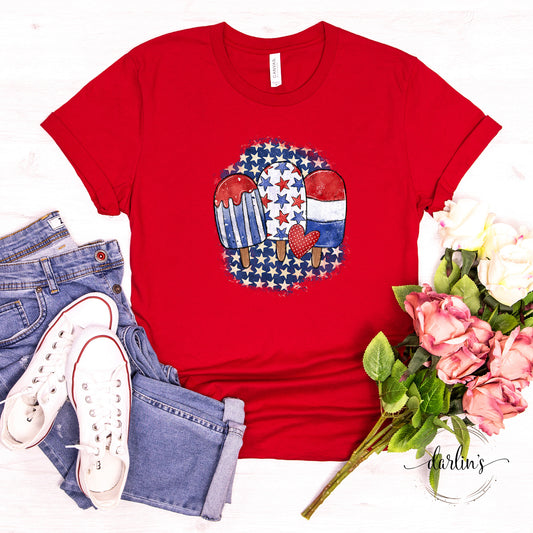Patriotic Popsicles Trio Shirt