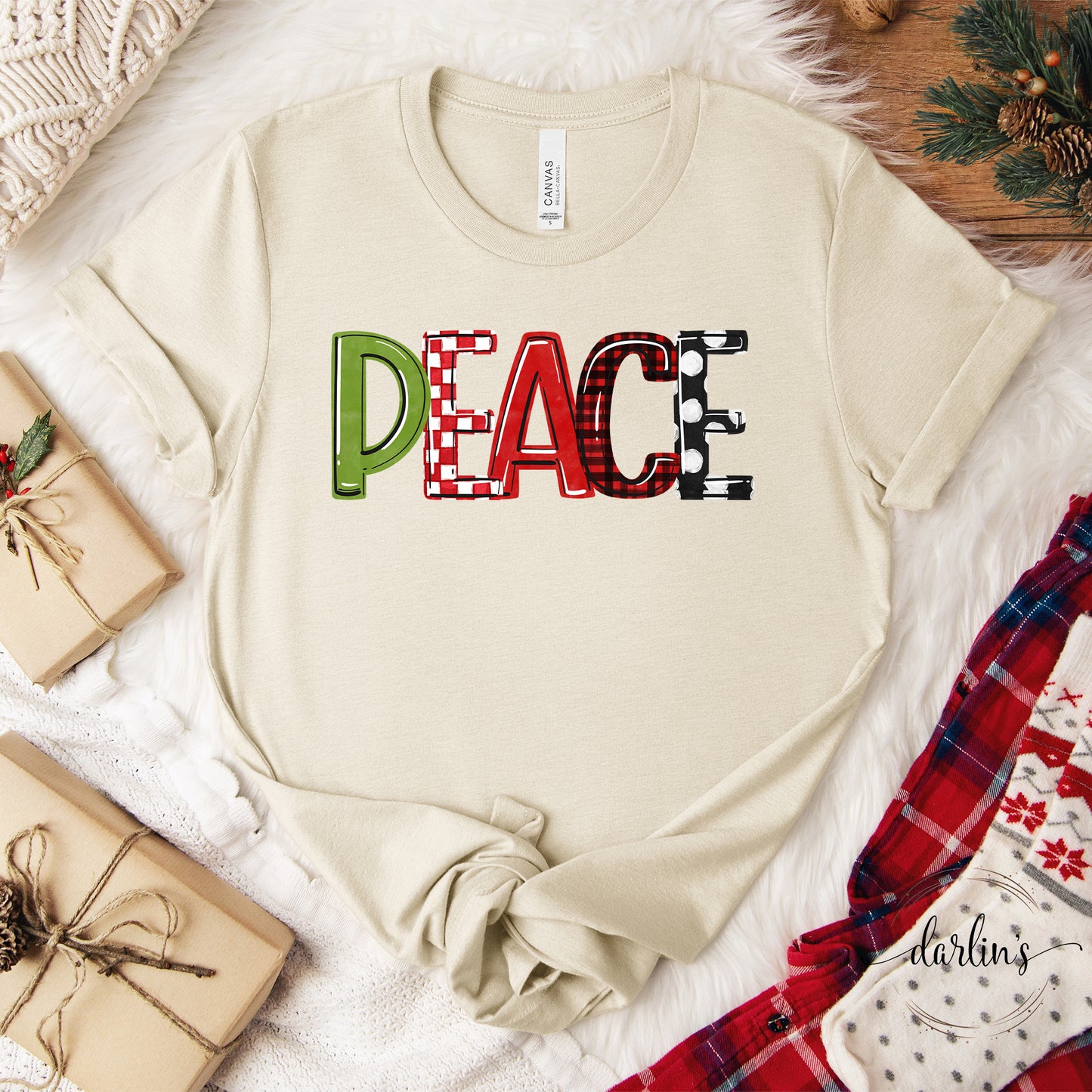 Peace Word Art Shirt