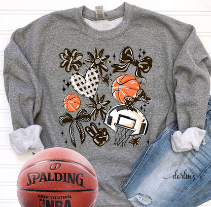 Play Ball Basketball Collage - 16 Colors Available