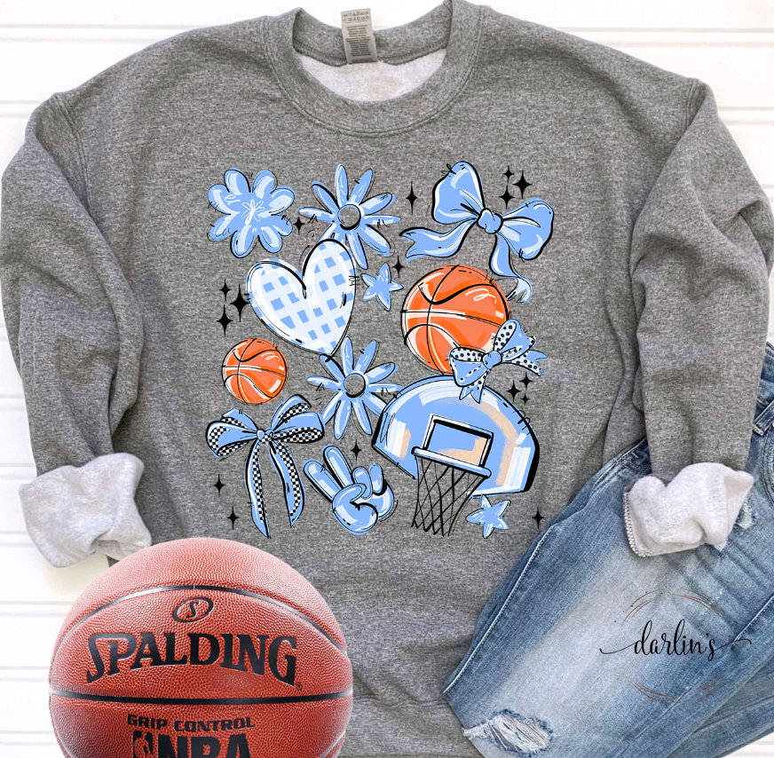 Play Ball Basketball Collage - 16 Colors Available
